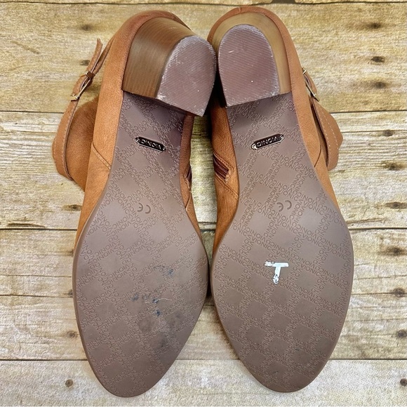 Vionic Upton Ankle Bootie Tan Leather - Picture 5 of 7